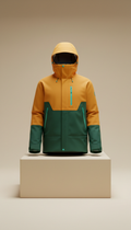 Weatherproof Modular Shell Jacket With Detachable Layers