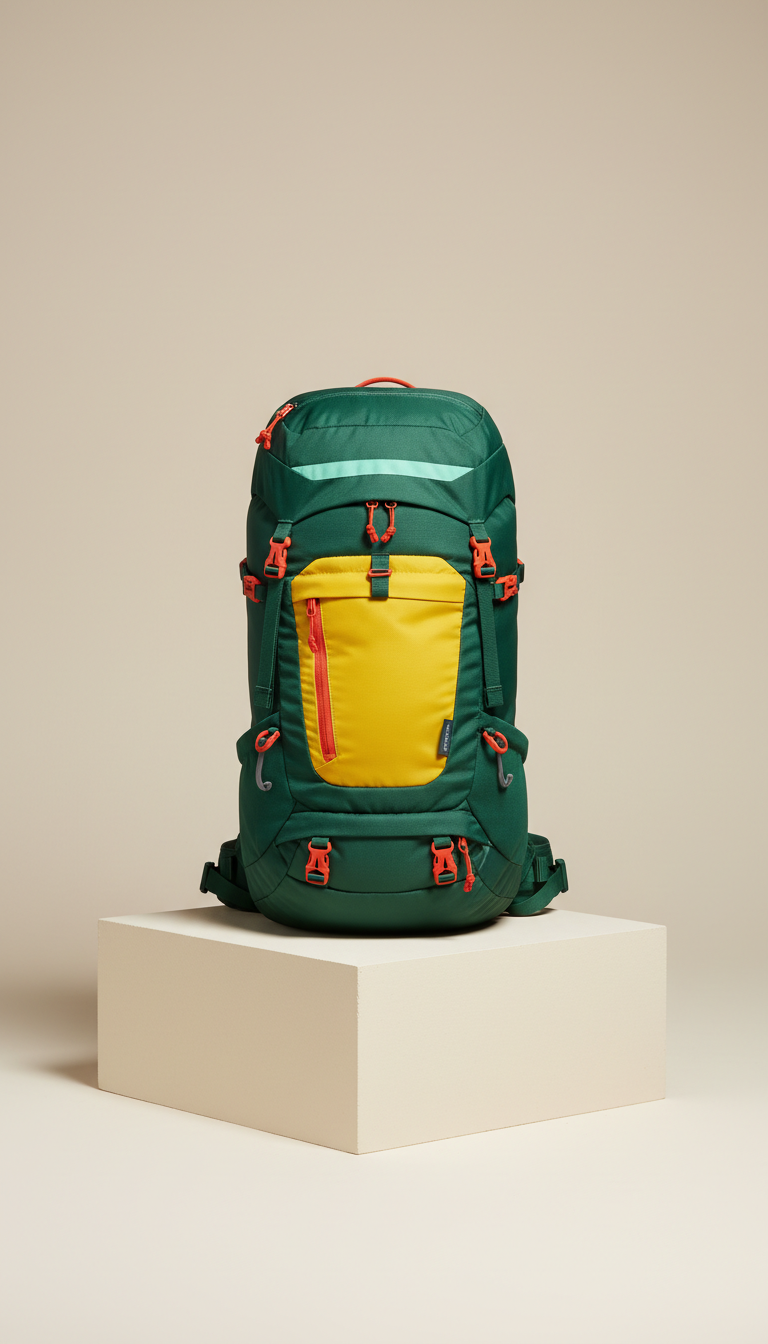 Technical Alpine Backpack With Reinforced Base