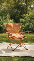 Folding Chair with Campfire Clay Fabric